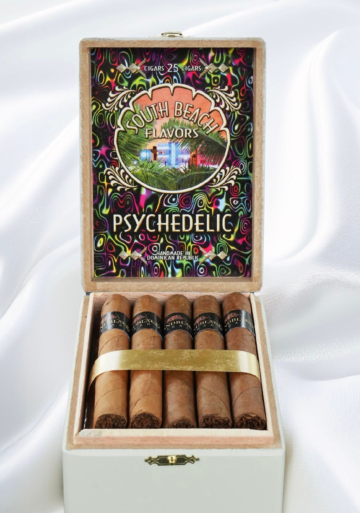 Box of 25 Psychedelic Flavor Cigars - Image 1